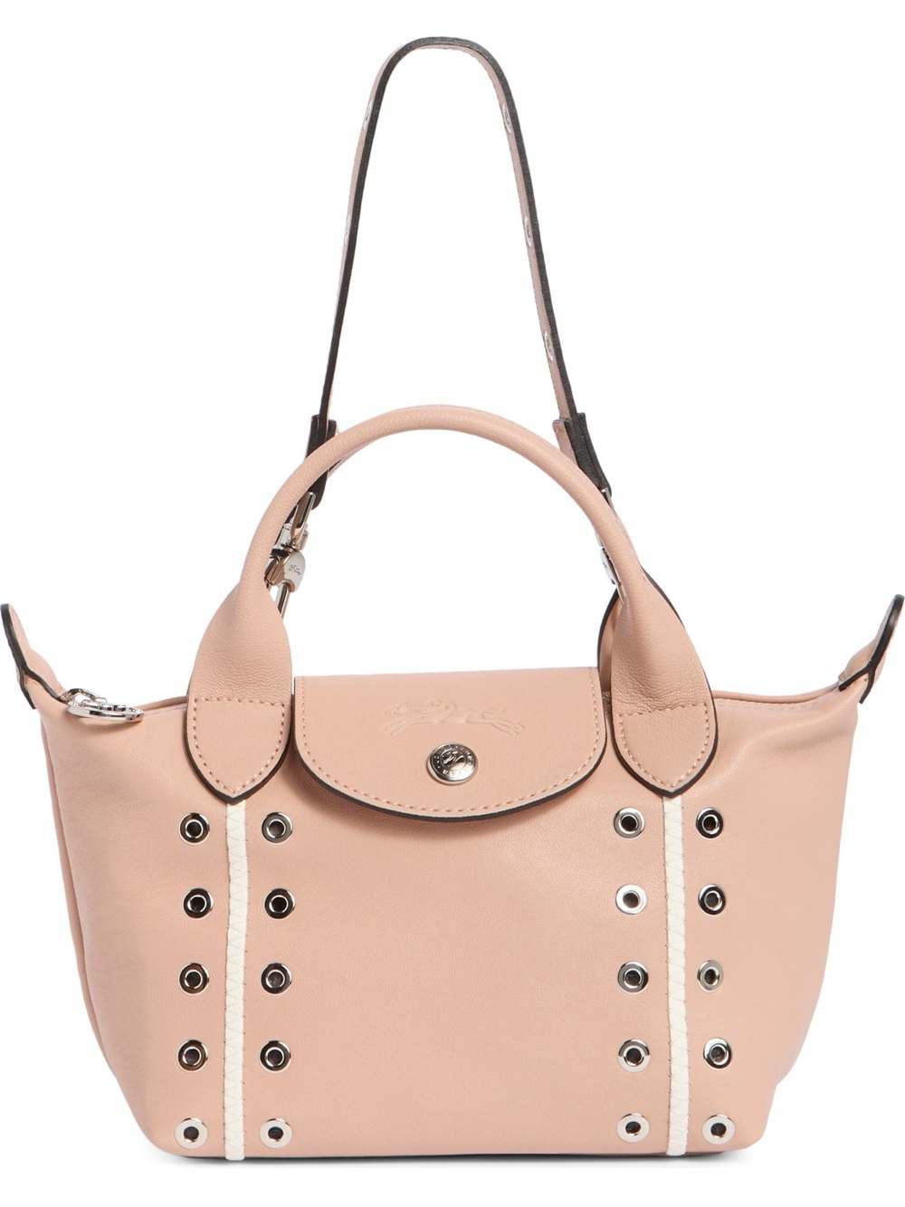 Longchamp Women's Pink Oeillet X-Small Shoulder Bag